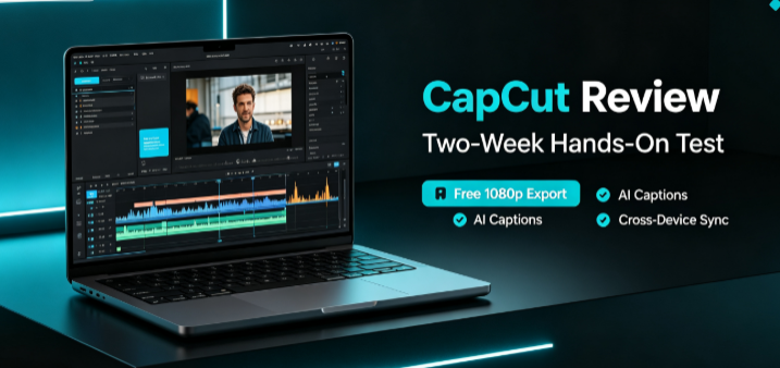 CapCut video editor review, blogger hands-on two week test, free 1080p export